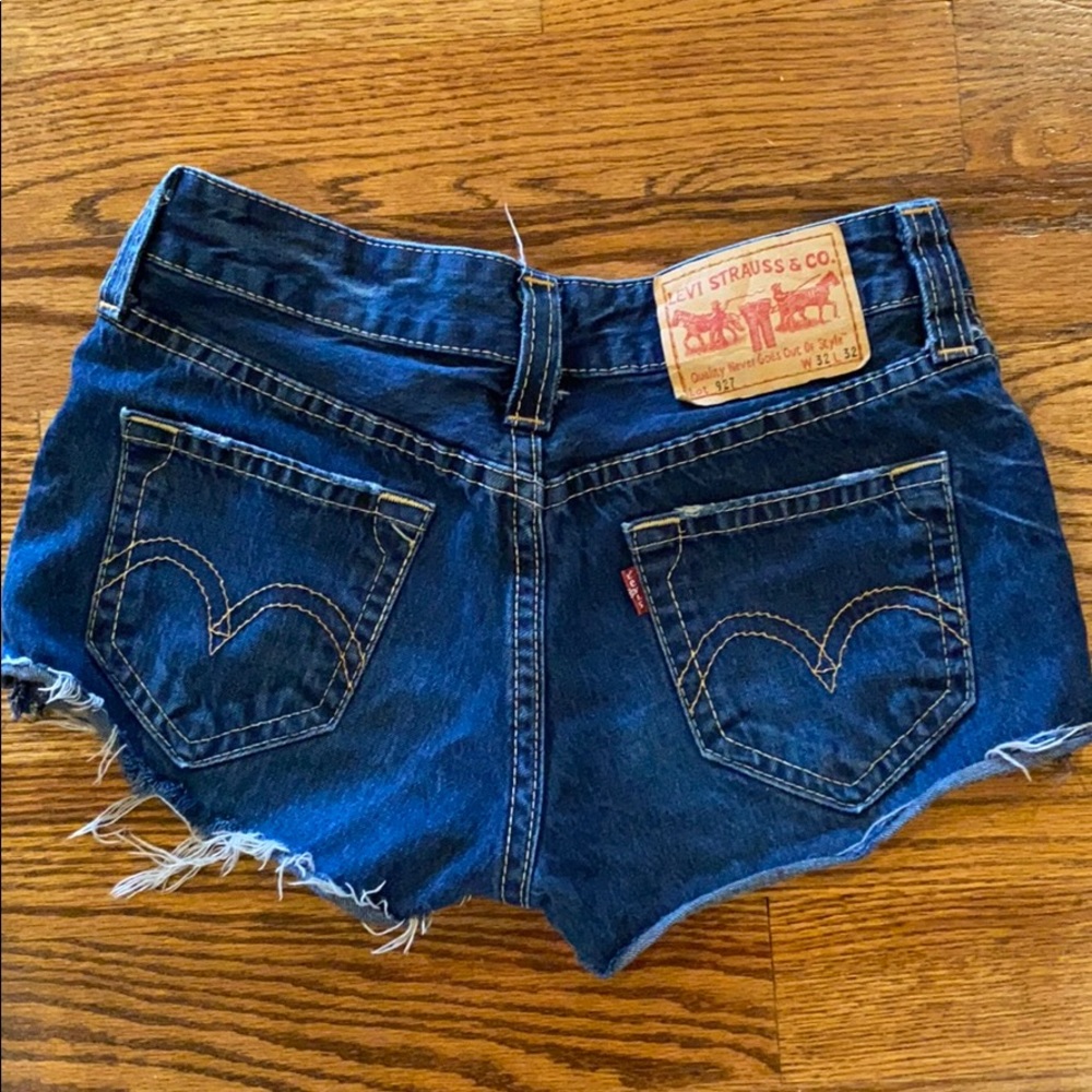 Levi’s denim cut off shorts